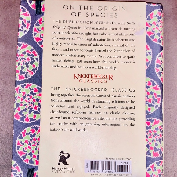 On the Origin of Species : Charles Darwin NWT - Picture 2 of 2